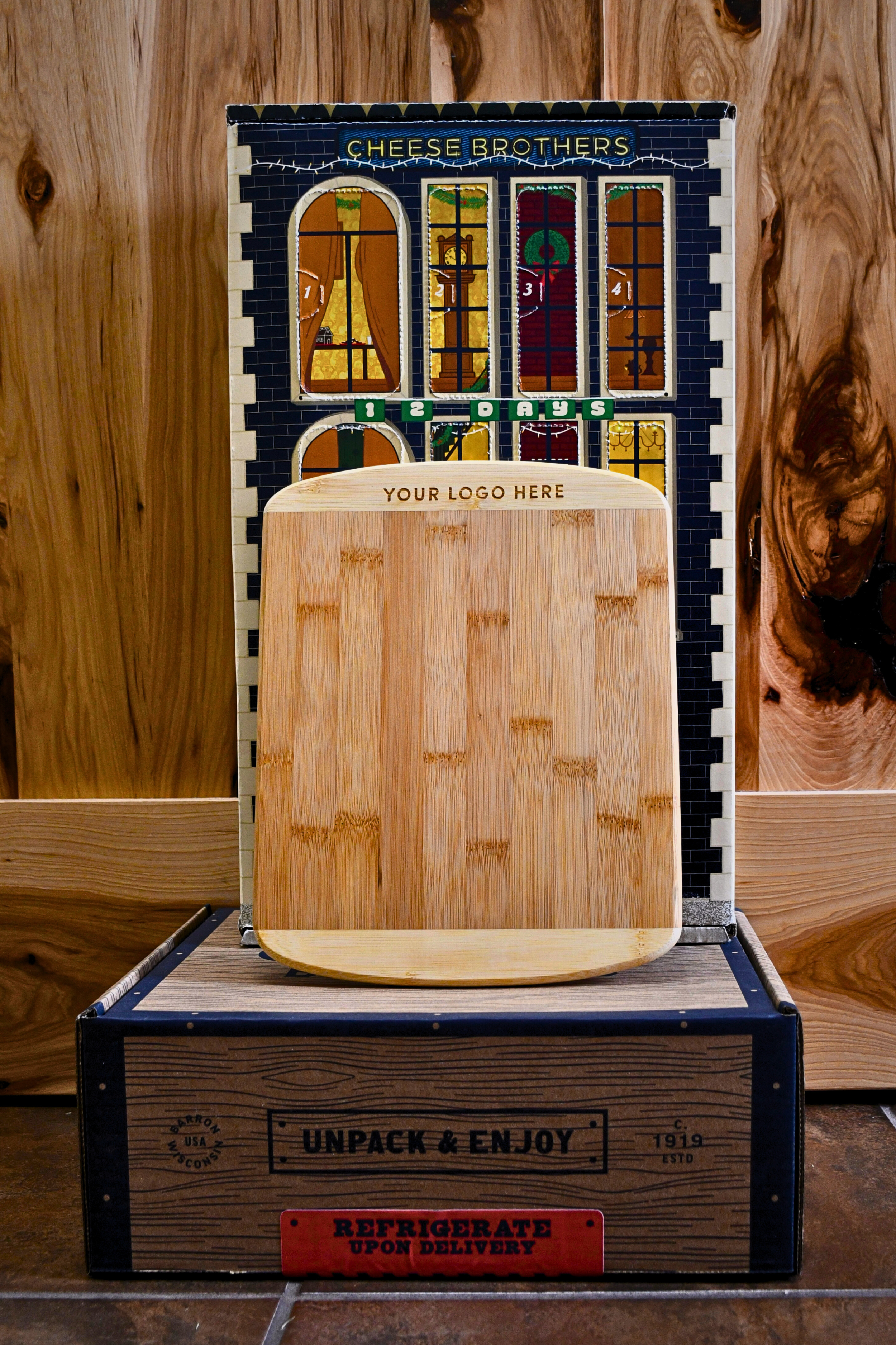 Cheese Bros. "12 Days of Cheesemas" Advent Gift Box & Board 4