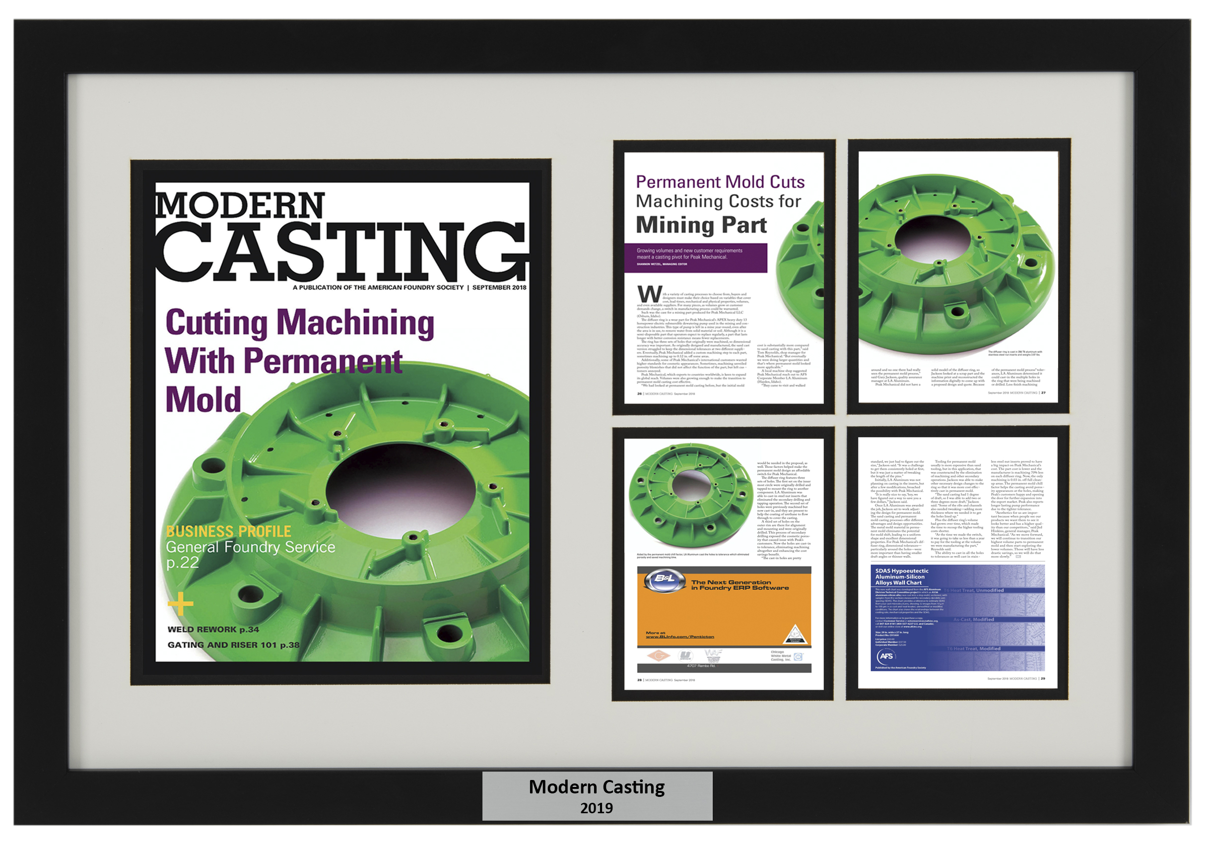 Prestige Media Award Frame