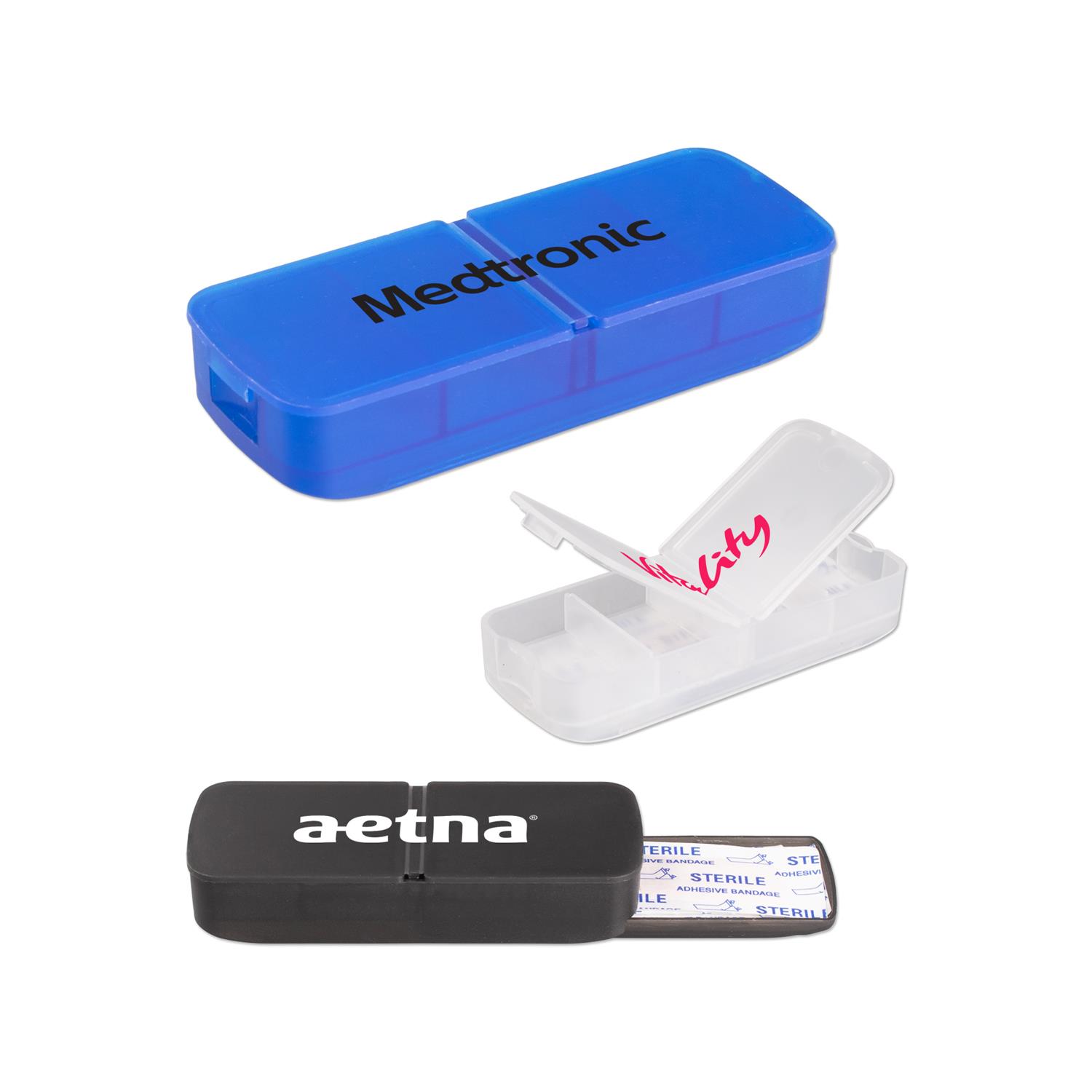 Pill Holder with Bandage Dispenser 3