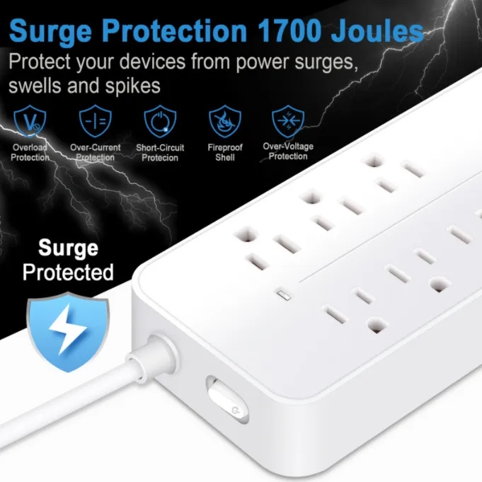 12 In 1 Surge Protector Power Strip 2