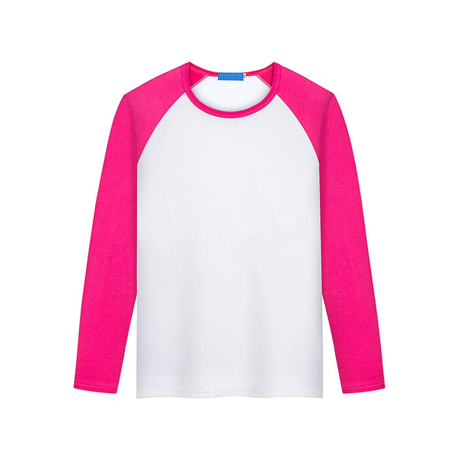 Modal Long Sleeve Colorblock Crew Neck Shirt 11