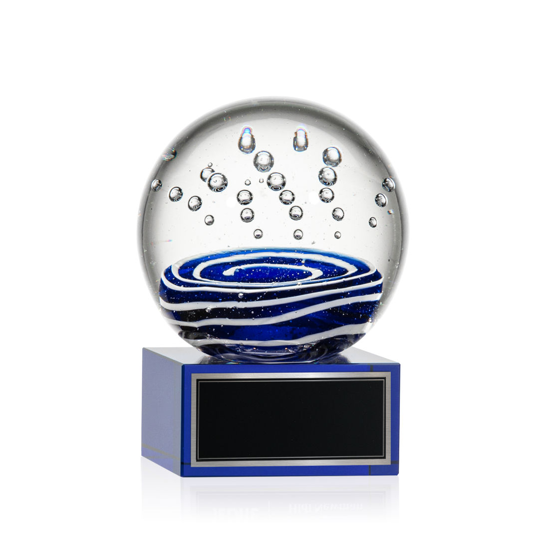 Tranquility Award on Hancock Base - Blue 2