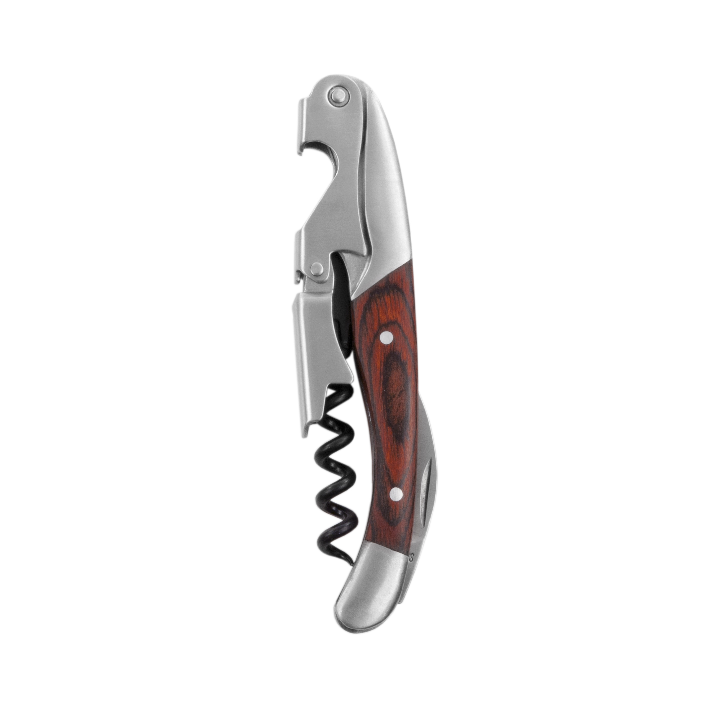 Twine Living® Wooden Double Hinged Corkscrew 4