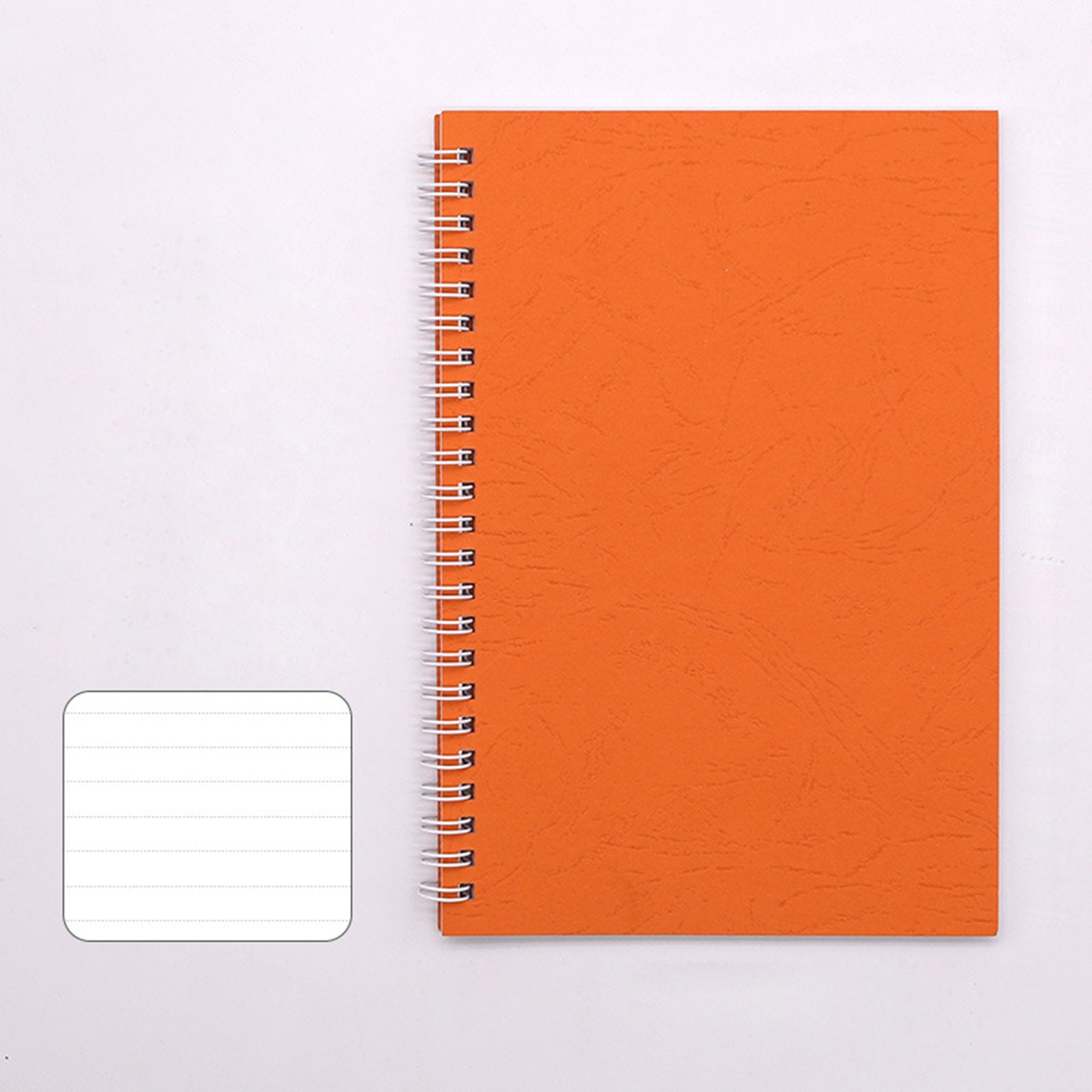 A5 Vintage Kraft Paper Coil Notebook Note Pad Notepad 4