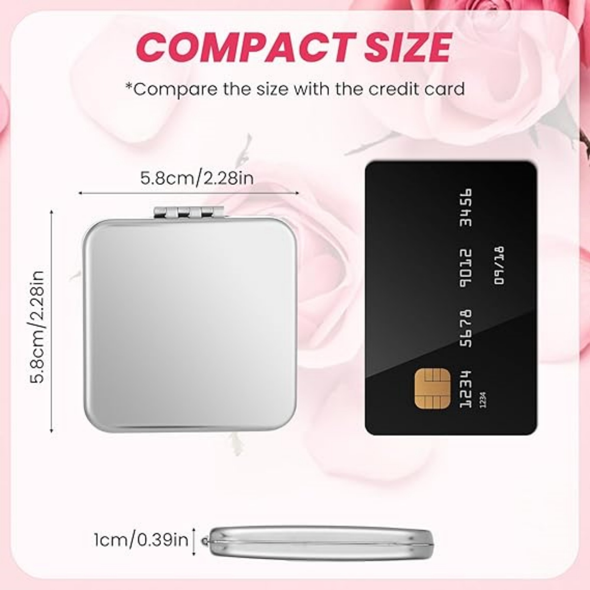 Travel Makeup Mirror Square 3
