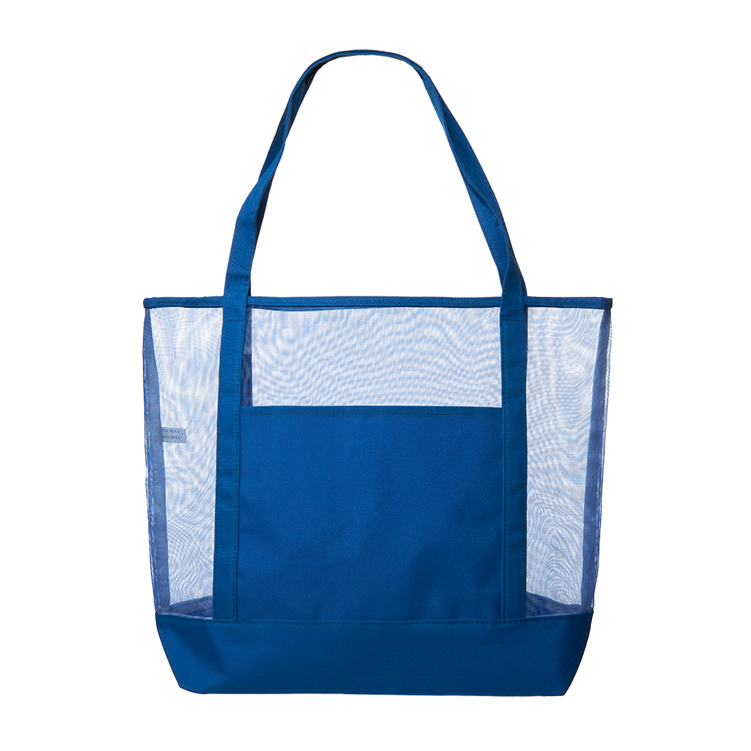Mesh Beach Tote Bag, custom tote bag with logo imprint 3
