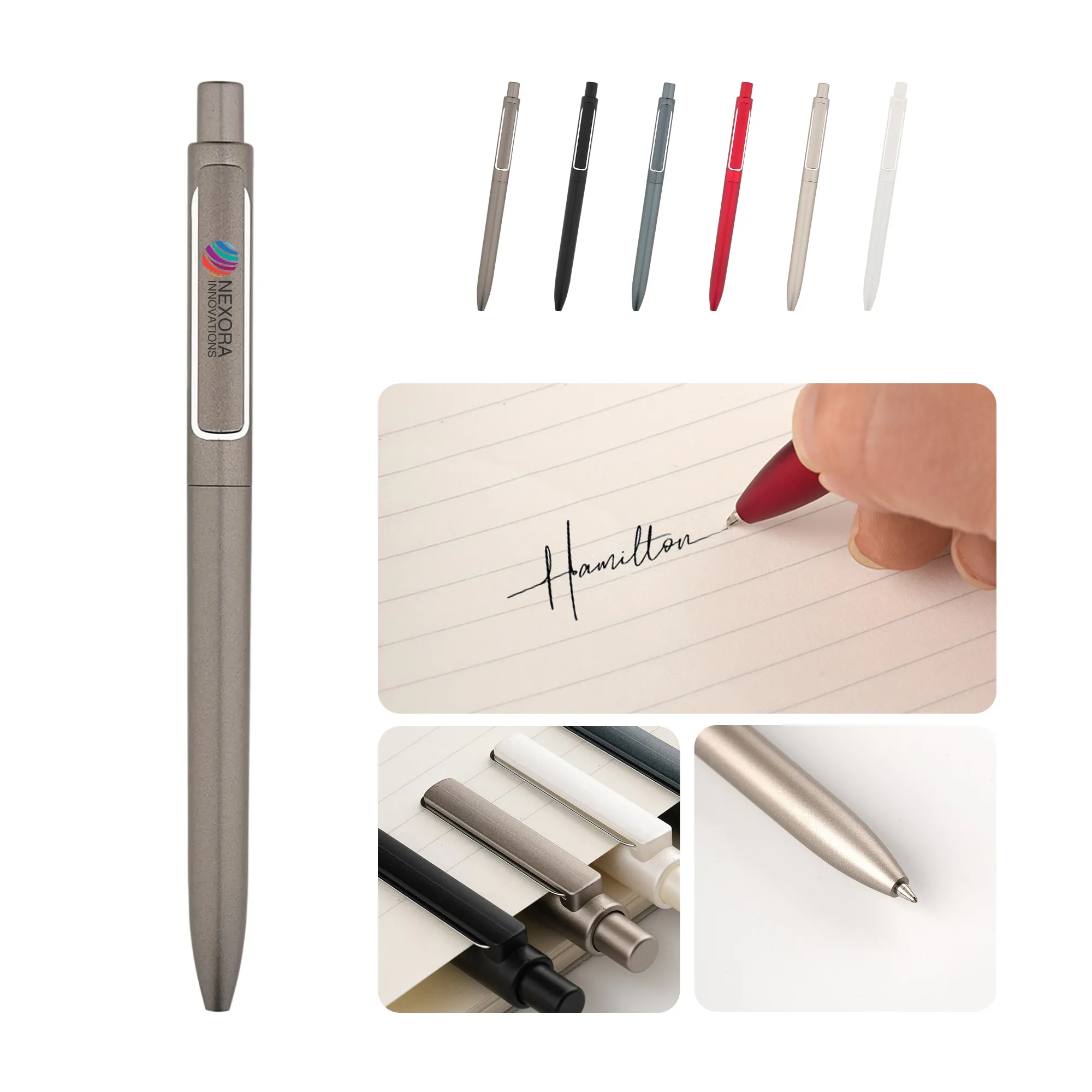Professional Click Pen with Replaceable Cartridge 5