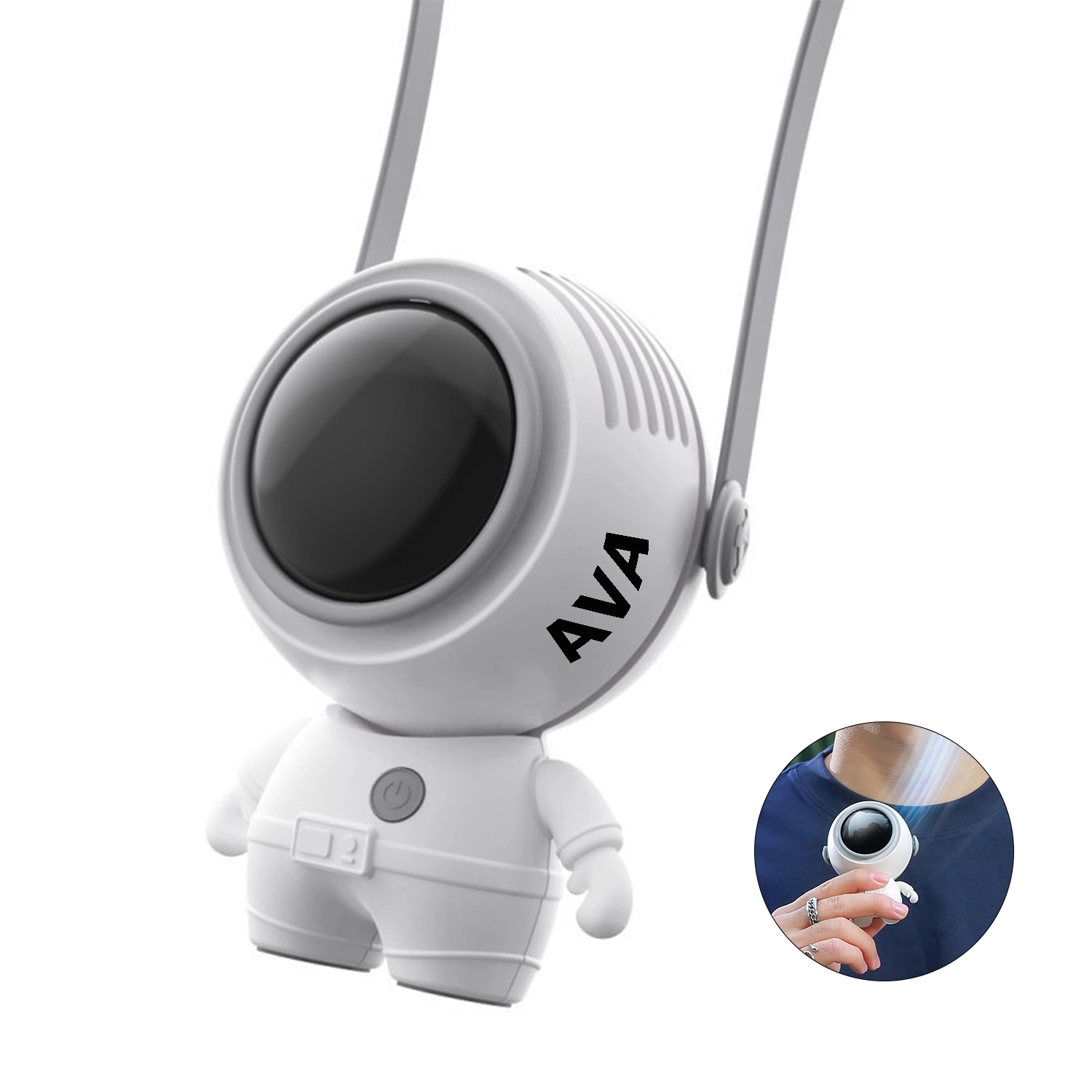 Astronaut Bladeless Hanging Neck Fan 1