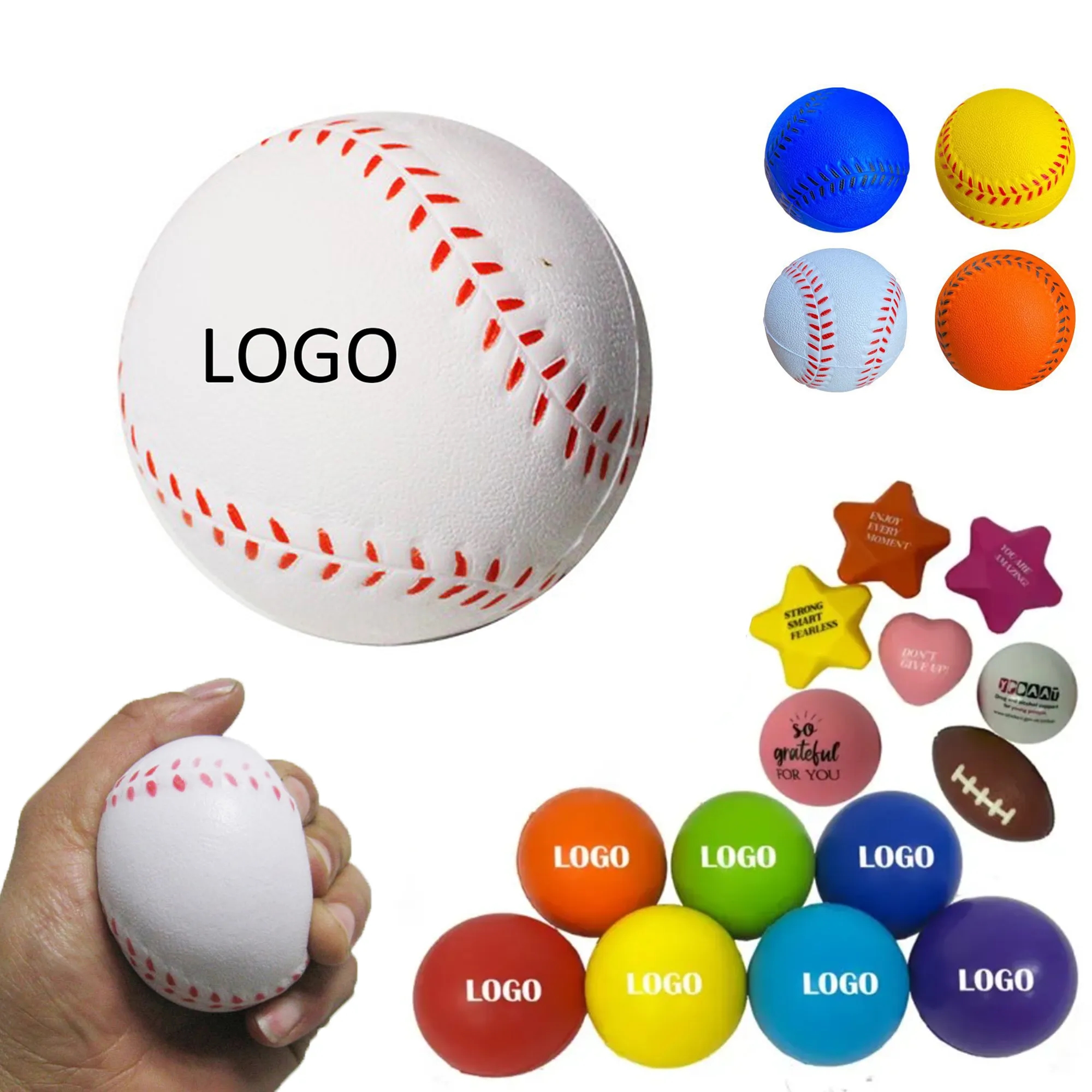Popular Soft Stress Reliever Baseball 3