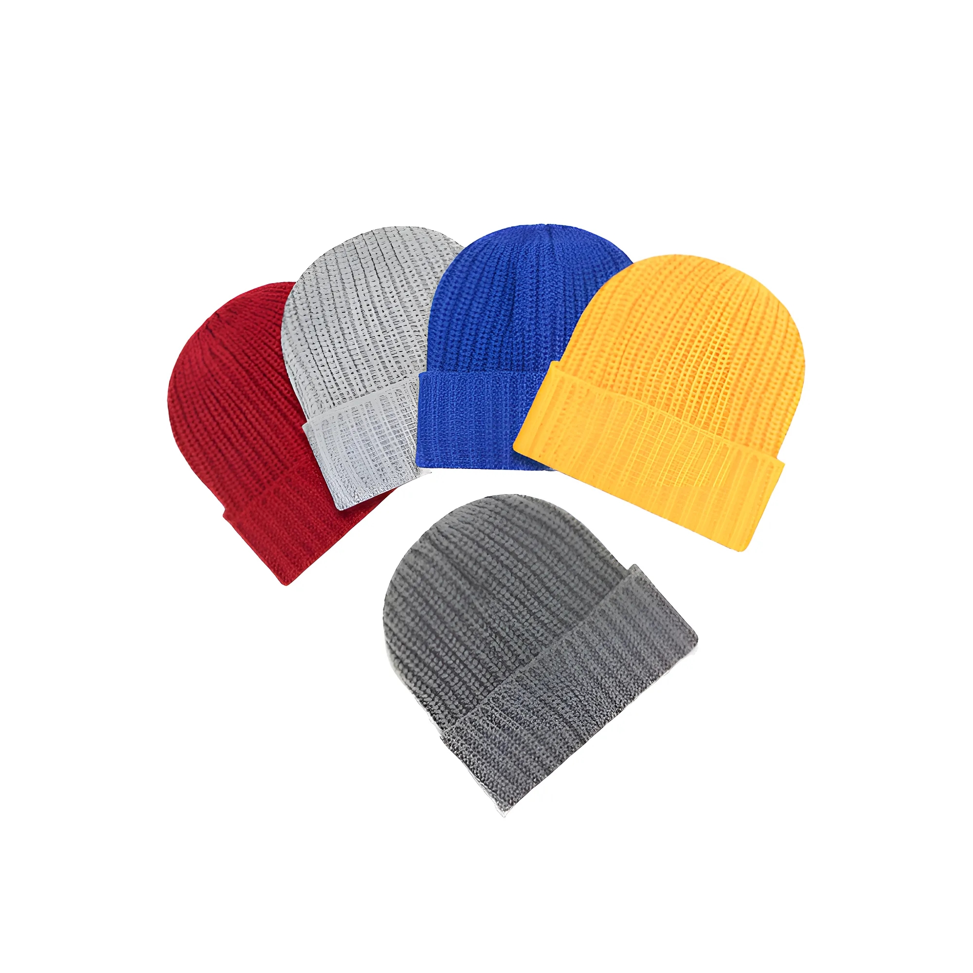 Thick Needle Stripe Knitted Hat 2