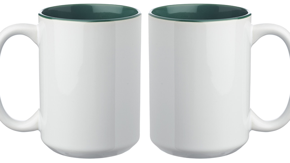 15 oz. Glossy Two-Tone Photo Full Color Sublimation Mug 8