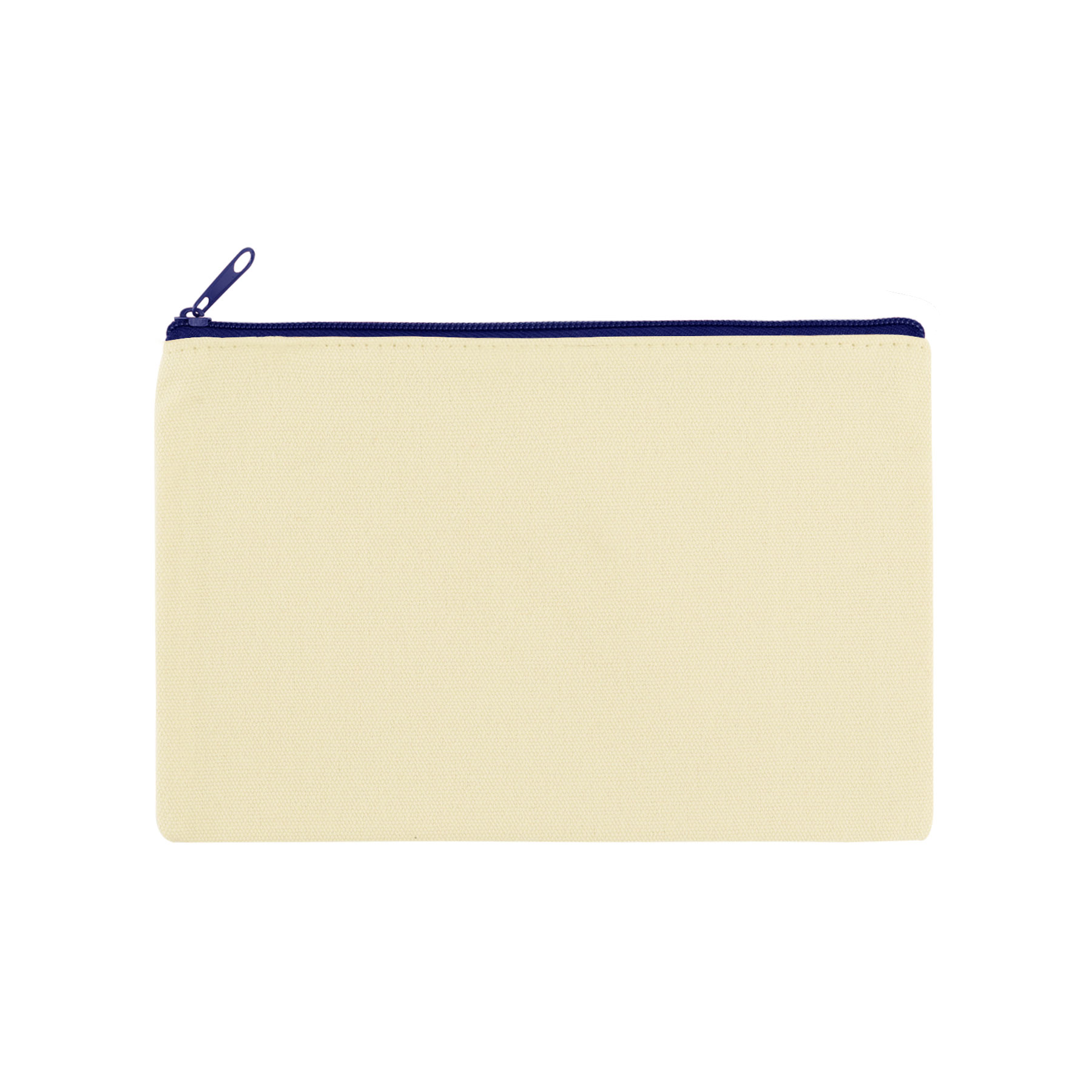 9" x 6" Cotton Canvas Zipper Pouch 20