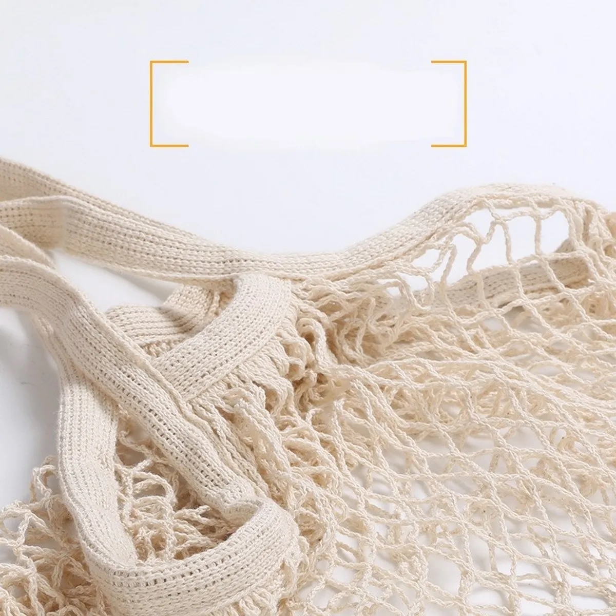 Mesh Bags Reusable Cotton for Grocery and Shopping, custom tote bag with logo imprint 7