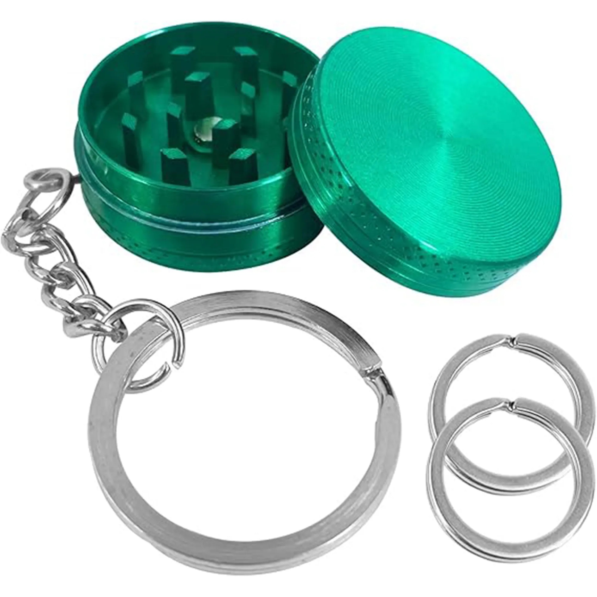 Mini Keychain Metal Spice Grinder 1.18 Inch, custom kitchen gadget with logo imprint 11