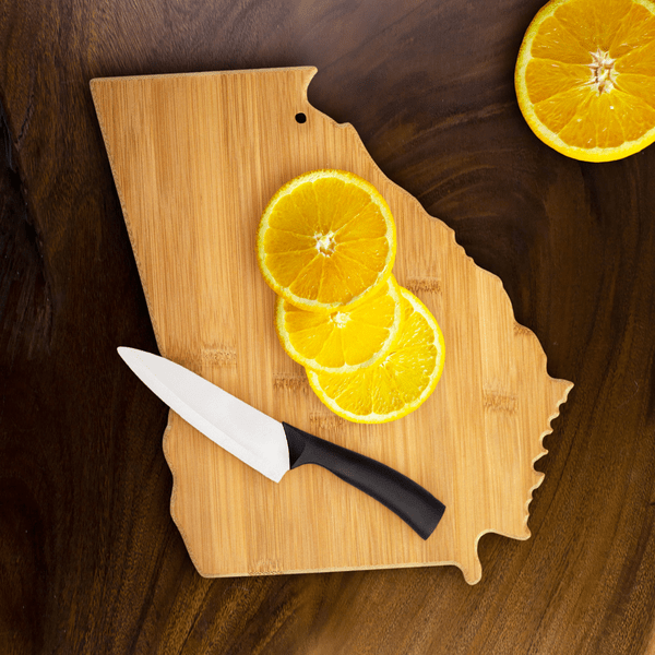 U.S. State Shaped Bamboo Cutting and Serving Boards 489