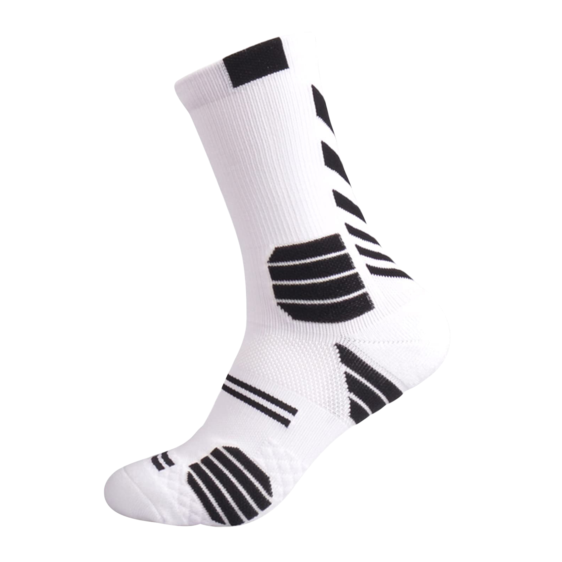 Full-Color Jacquard Mid-Calf Sports Socks 5