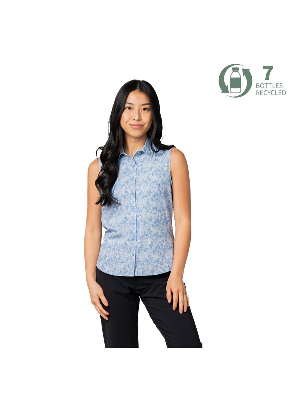 Storm Creek Women's Enthusiast 4-Way Stretch Printed Sleeveless Outdoor Shirt 17