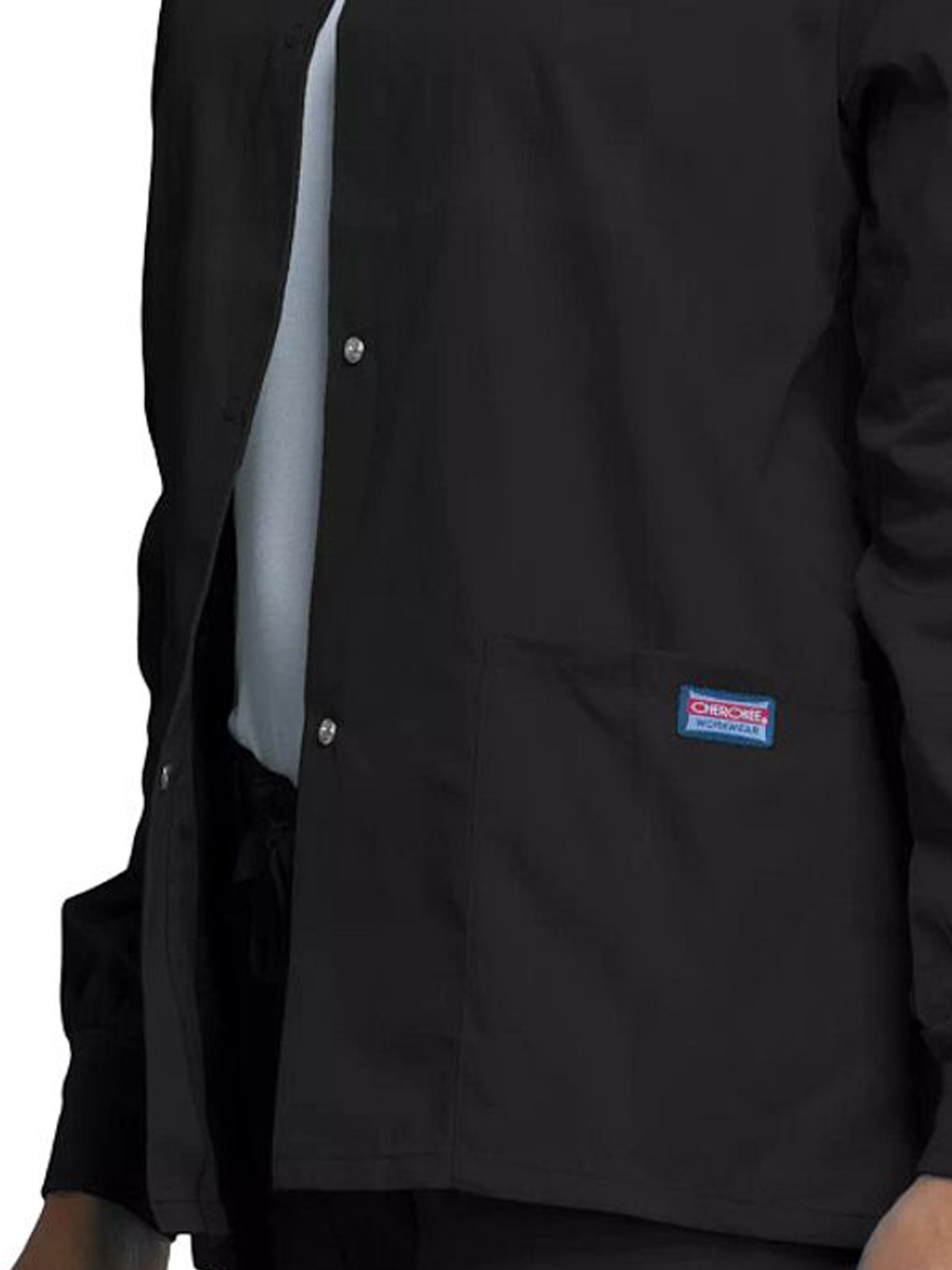 Cherokee - Workwear Originals - Women's 3-Pocket Snap Front Jacket 8
