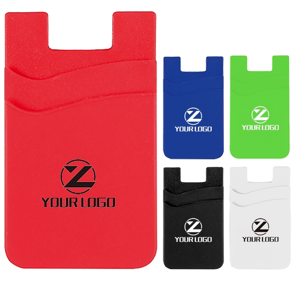 Dual Pocket Silicone Phone Wallet 1