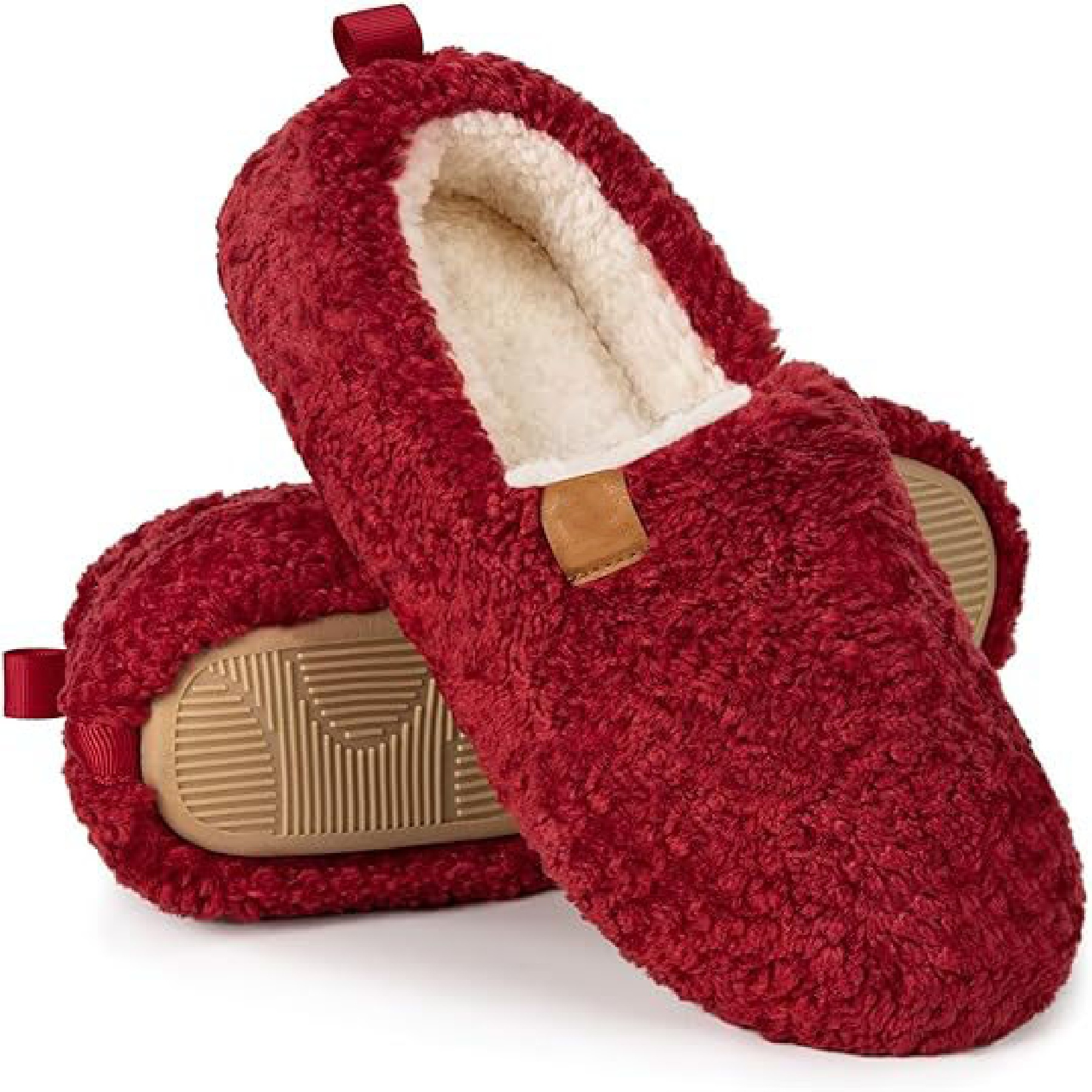 Women's Soft Curly Full Slippers 8