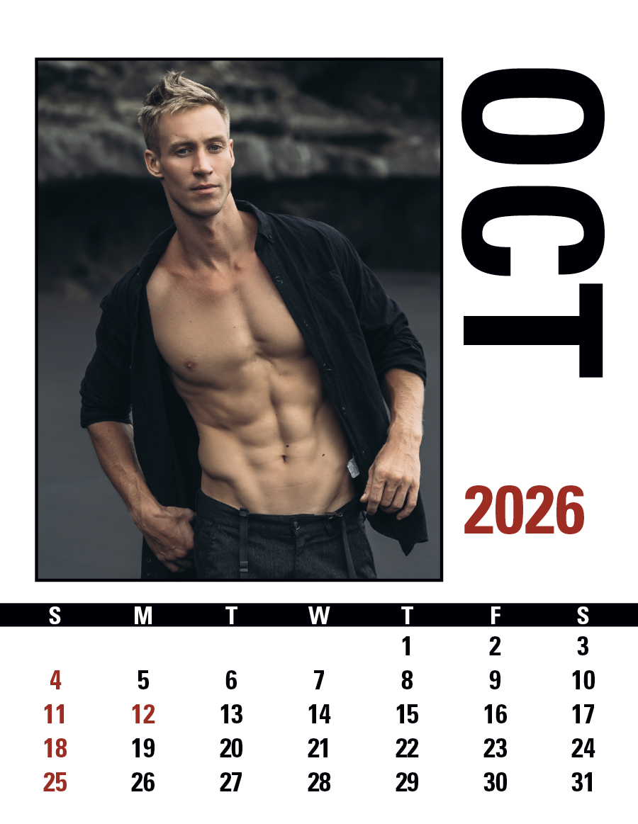 Triumph® Calendars Press-N-Stick Male Call Calendar 27
