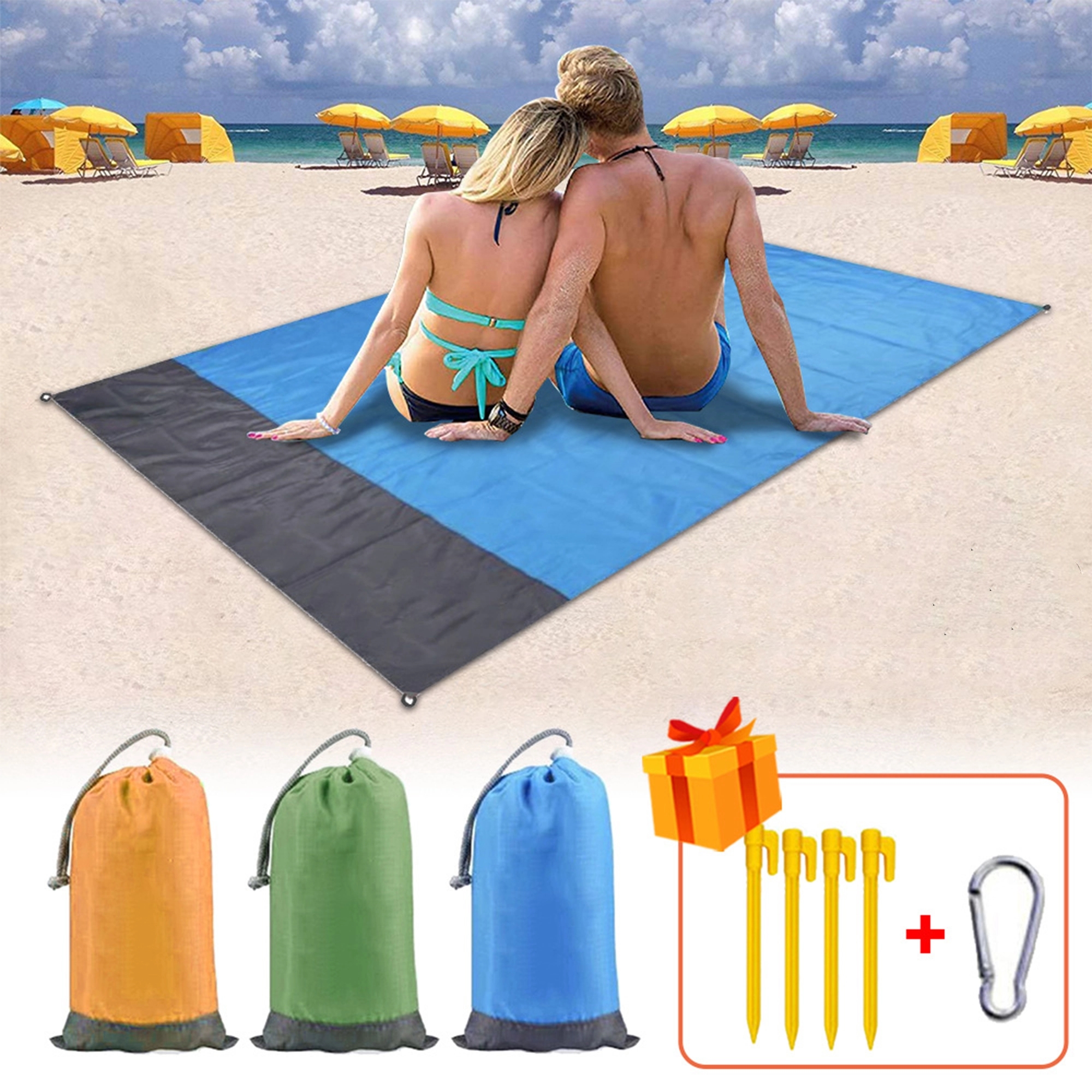 MOQ 10PCS Beach Mat Picnic Blankets 2