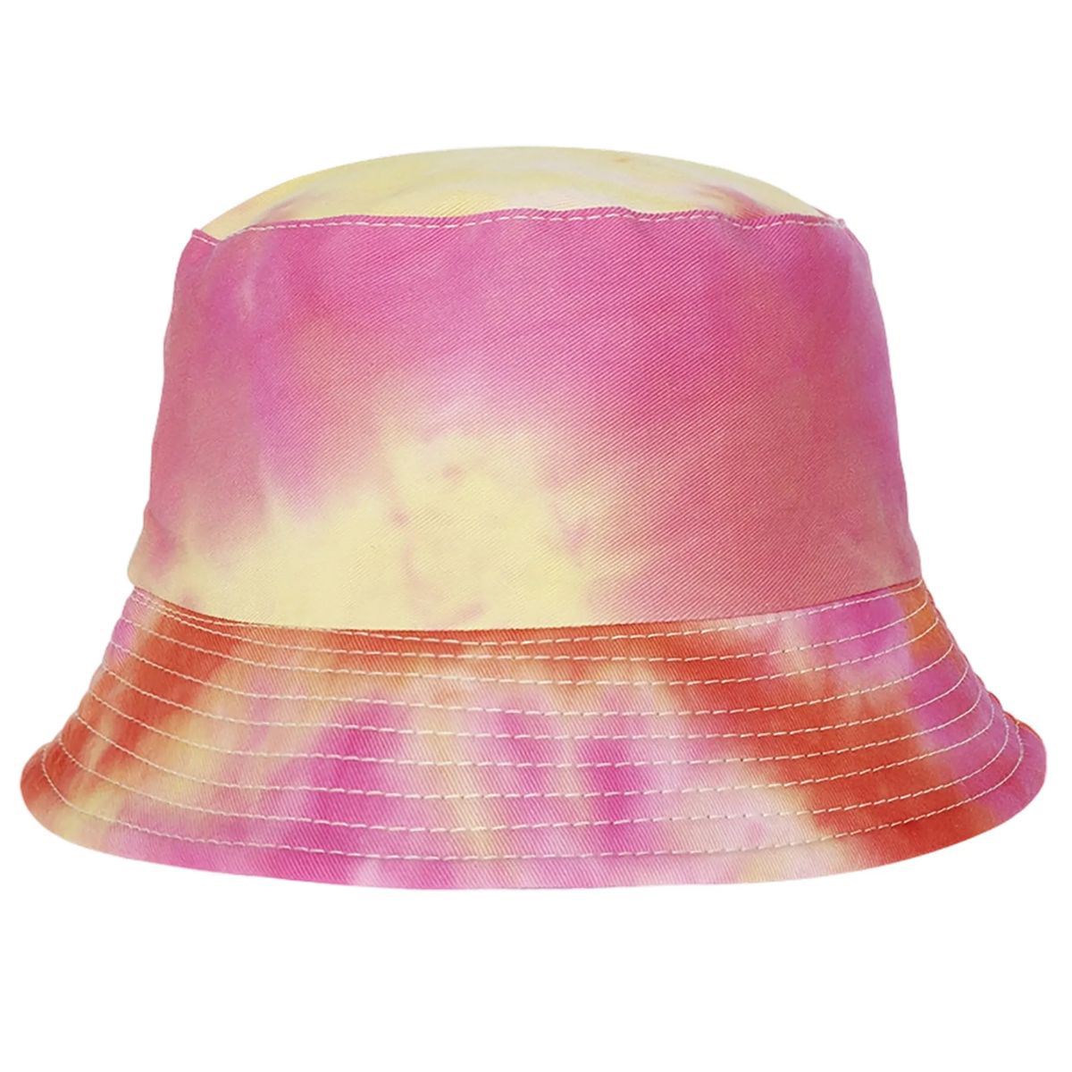Plastic Tie Dye Hat with Foldable Double Sided Design 27