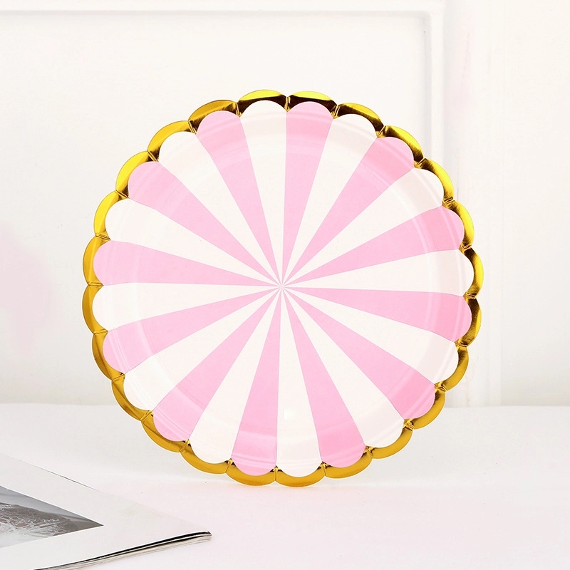 7" / 9" Disposable Party Picnic Salad Dessert Paper Plate 5