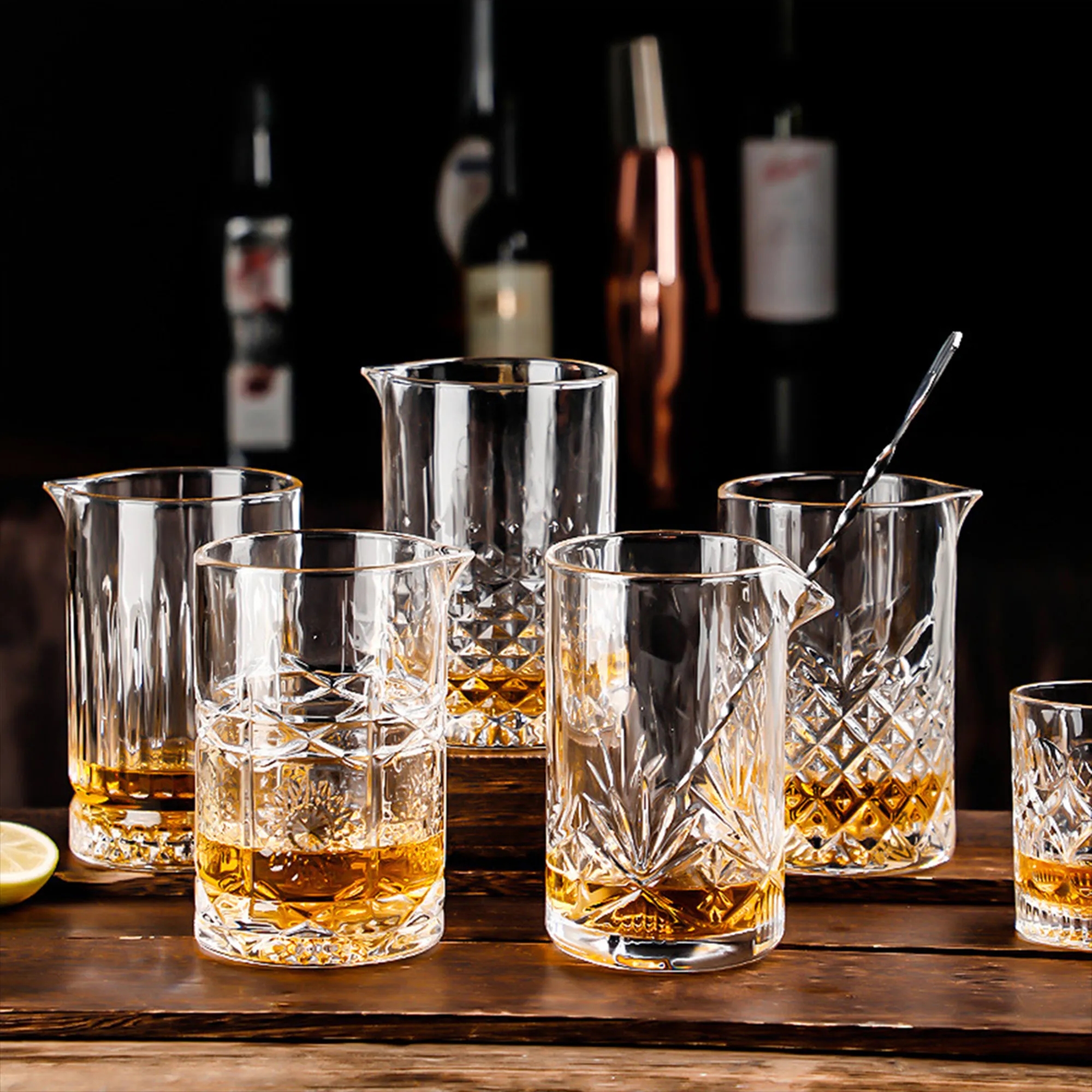 17 Oz. Custom Crystal Cocktail Stirring Glass 6