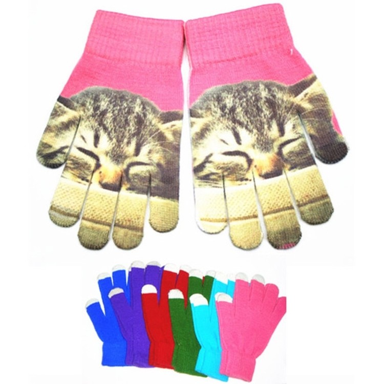 Pantone Matched Touch Screen Gloves With Full Color Imprint 2
