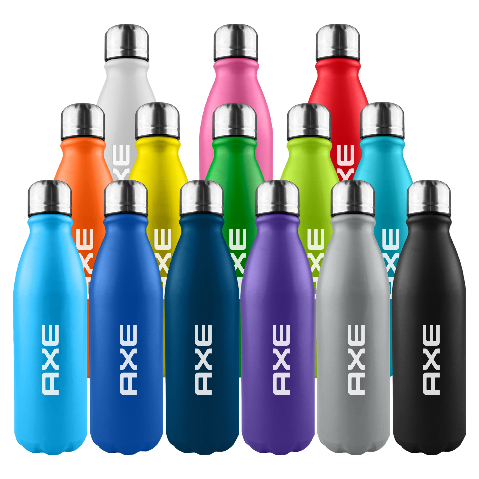 Komo Shiny Aluminium Drink Bottle Single Wall 4
