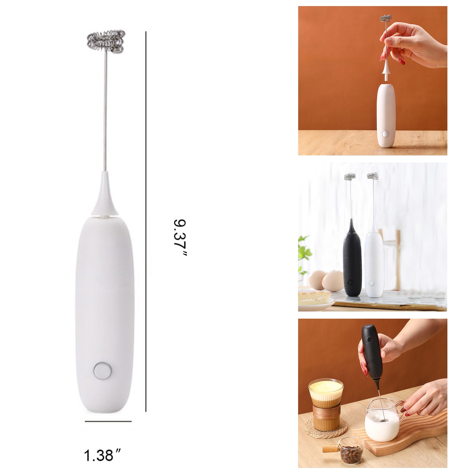 Handheld Mini Milk Frother Wand 2