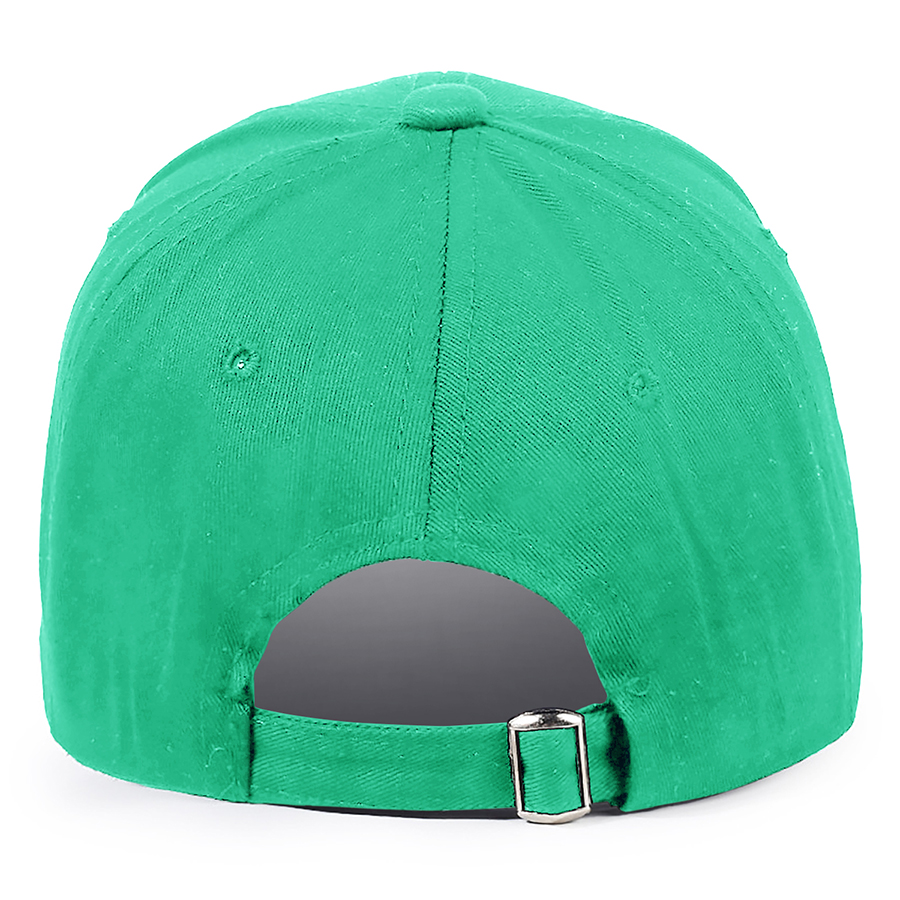 Stock Solid Color Cotton 6-Panel Baseball Cap w/ D-Ring 20