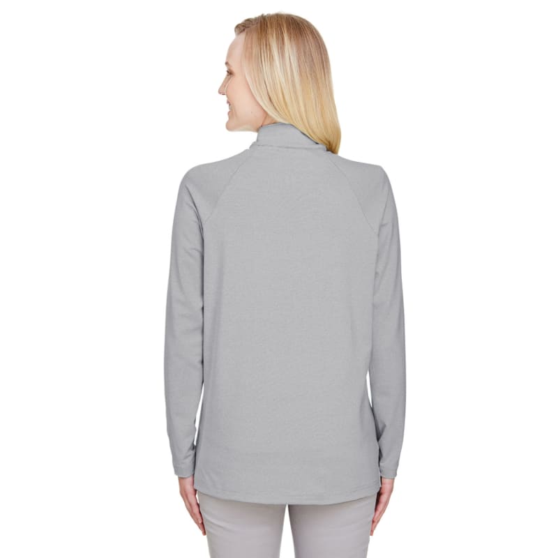 Devon & Jones CrownLux Performance™ Ladies' Clubhouse Micro-Stripe Quarter-Zip 31