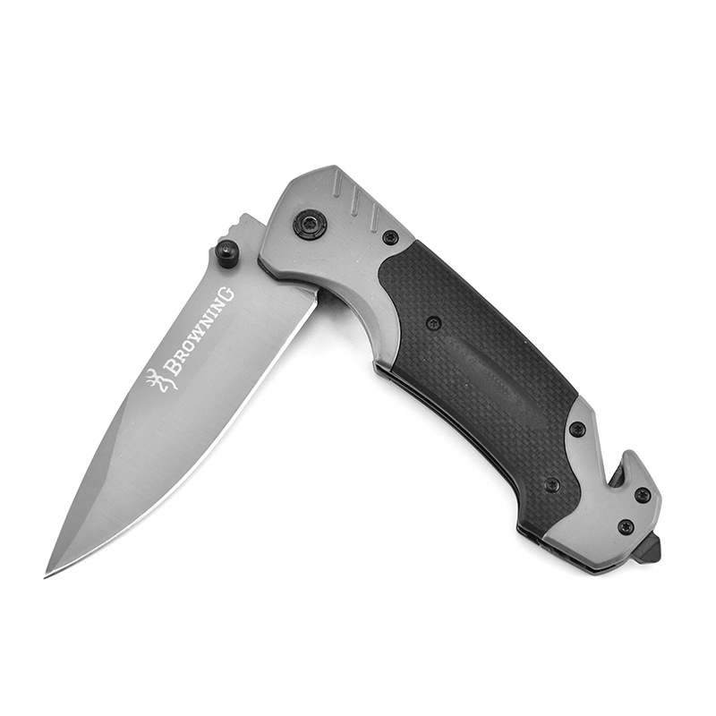 Stainless Steel Folding Pocket Knife with Strap Hole 3