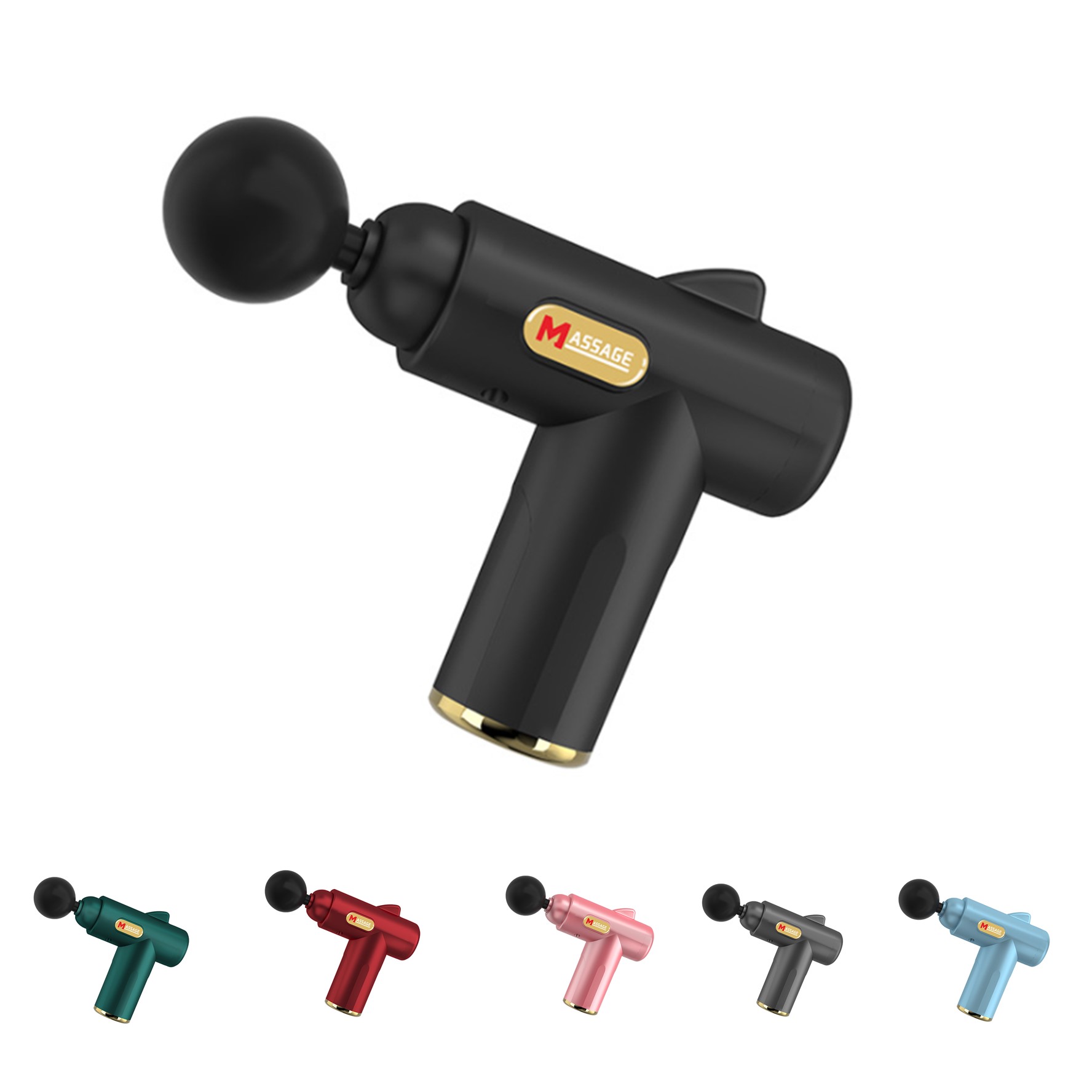 Mini Muscle Massage Gun with 8 Attachments 5