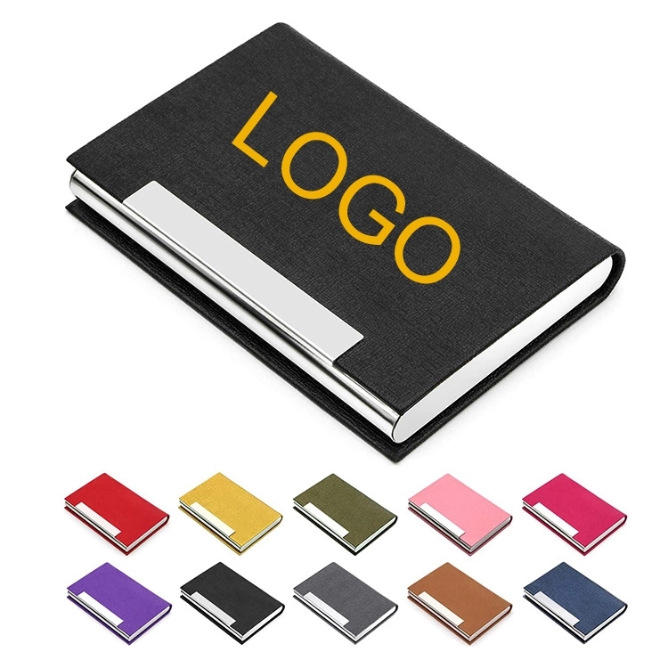 PU Leather & Metal Card Case 2