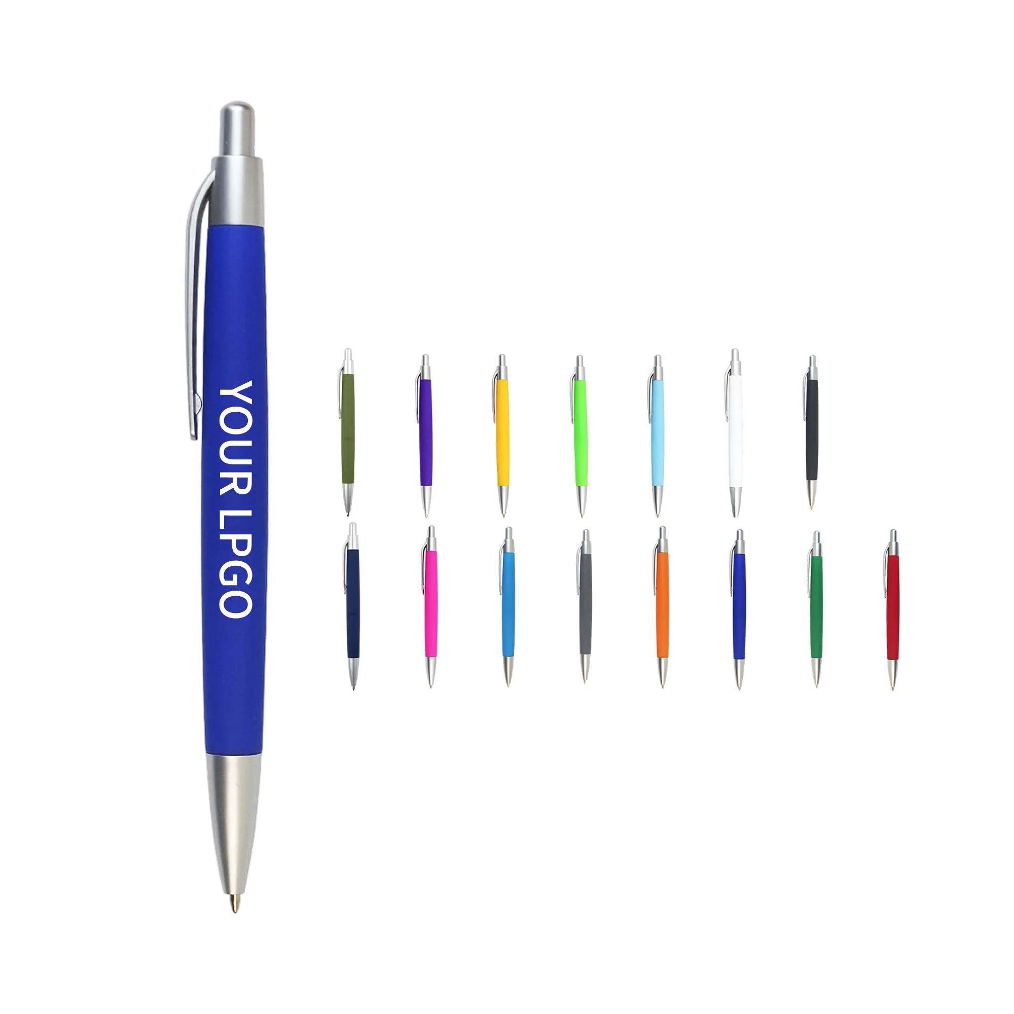 Ballpoint Pen ABS Curvy Barrel Plastic 1