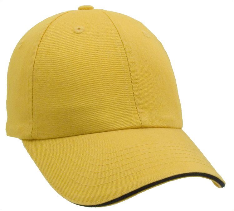 Unconstructed Chino Washed Cotton Twill Sandwich Cap 1