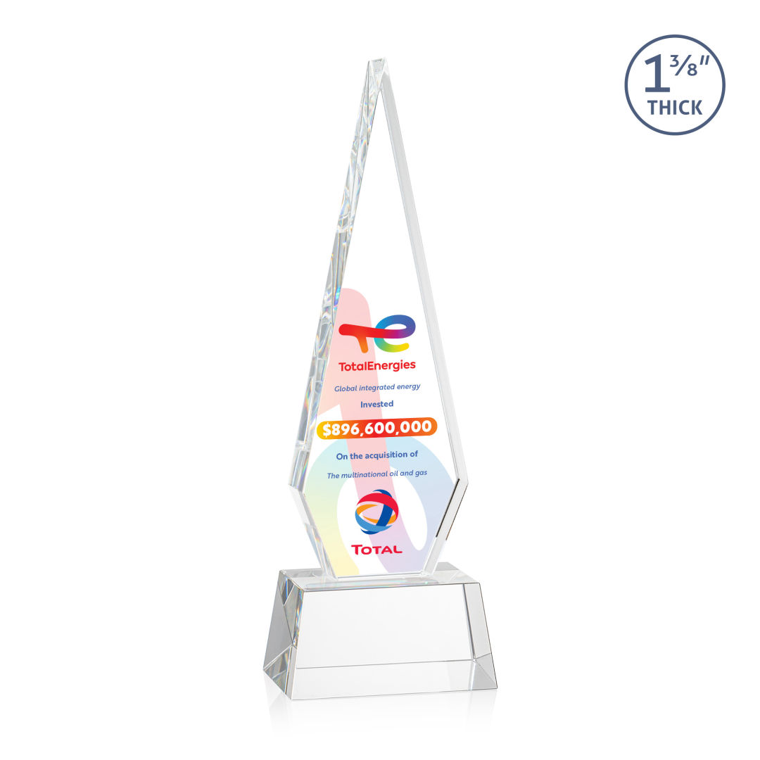 Springfield VividPrint™ Award on Robson Base - Clear 9