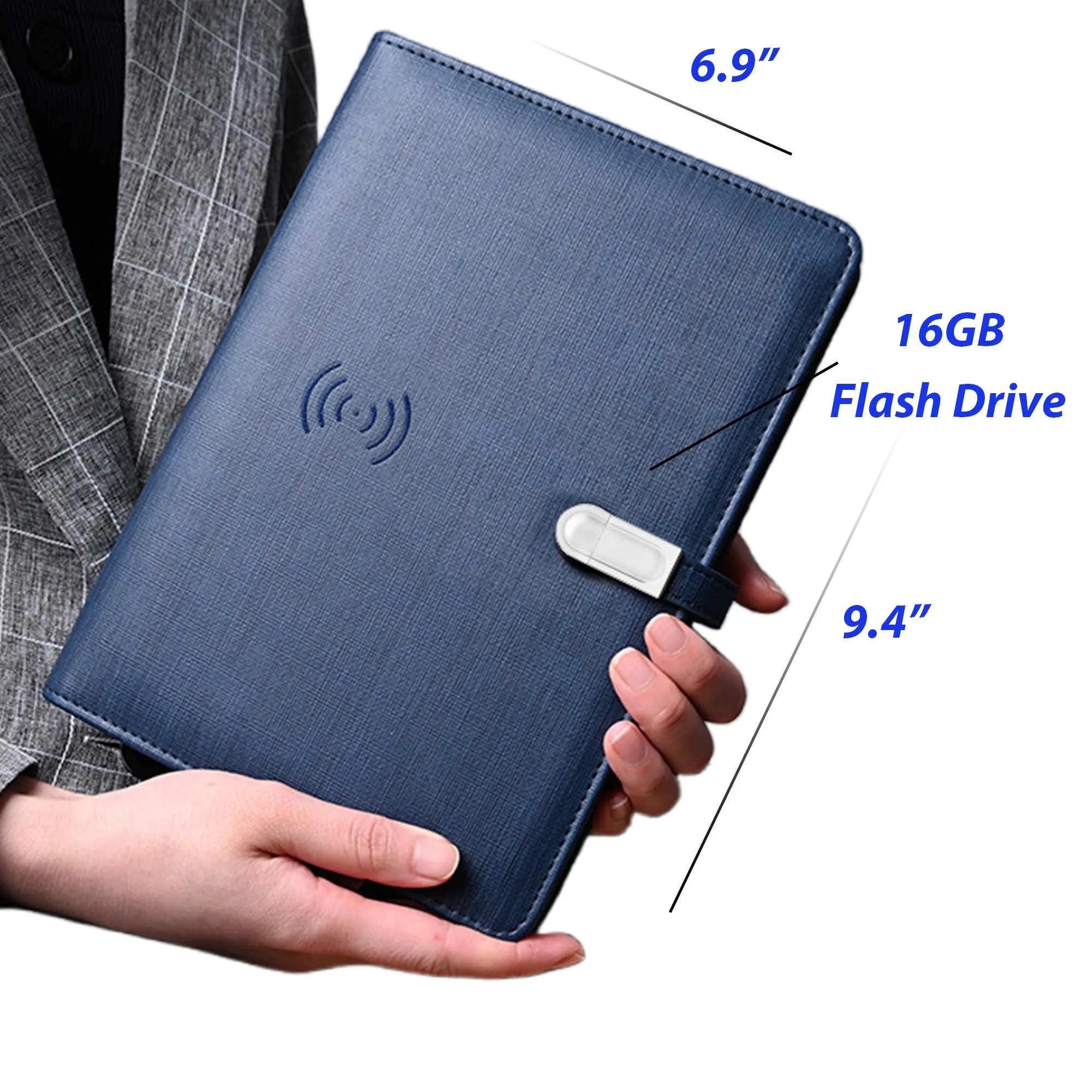 Wireless Charging Notebook Set Business Combo 2