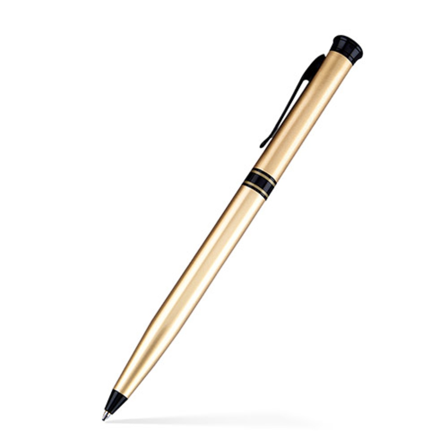 Solid Brass Ballpoint Twist Metal Pen - Gold 3