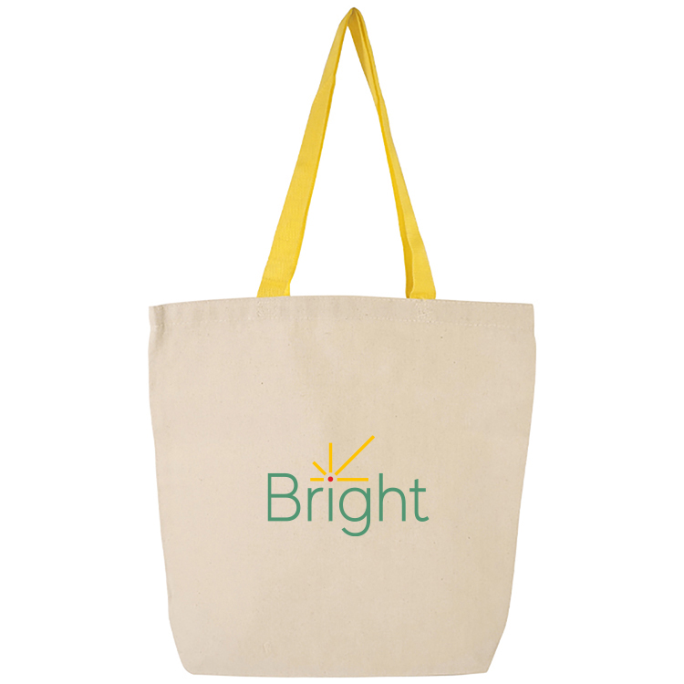 Clearwater Color Handle Cotton Tote, custom tote bag with logo imprint 27