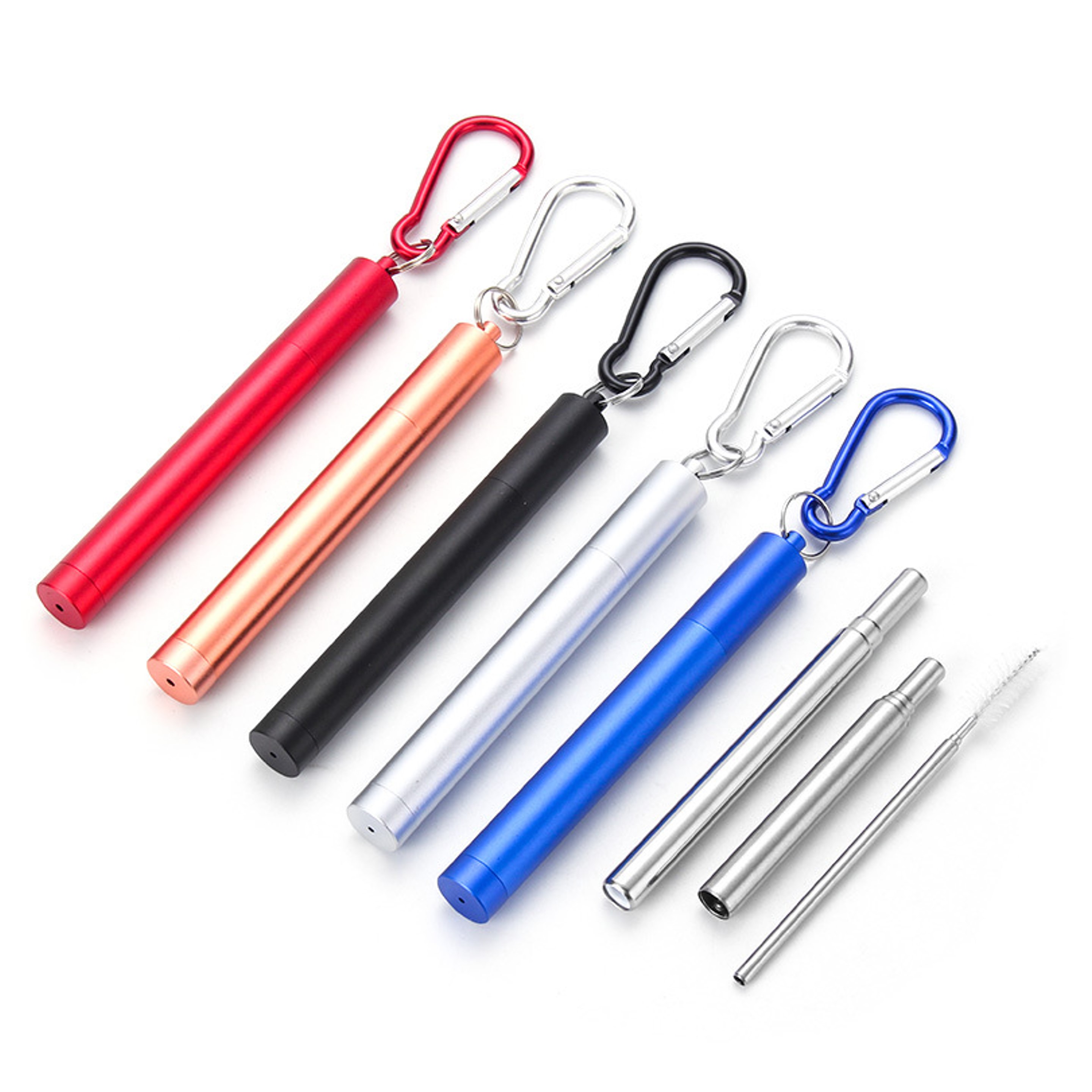 Reusable Stainless Steel Straw with Case 5