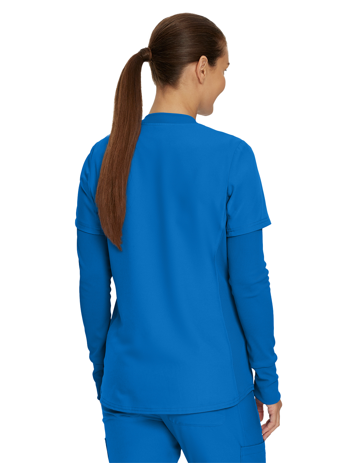 Landau - Forward - Women's One-Pocket Long-Sleeve Crew Neck Underscrub Tee 19