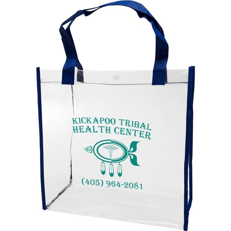 Clear PVC Tote Bag 2