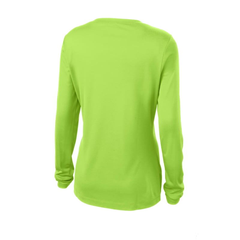 Sport-Tek Women's Long Sleeve PosiCharge Competitor V-Neck Tee. 26