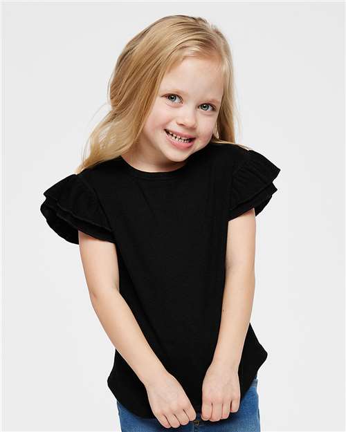Toddler Flutter Sleeve Tee - 3339 32