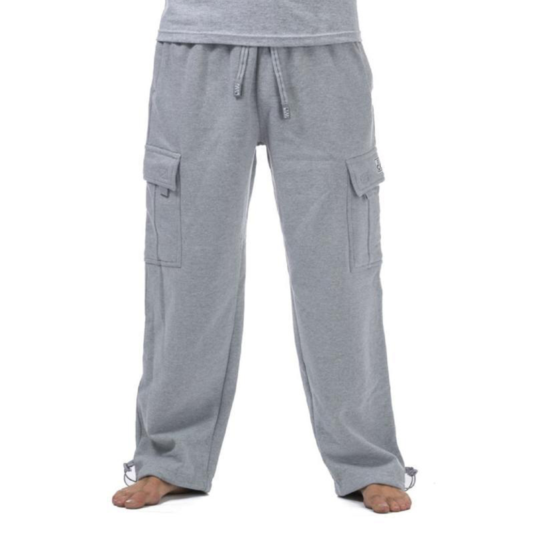 Men Heavyweight Fleece Cargo Pants 3