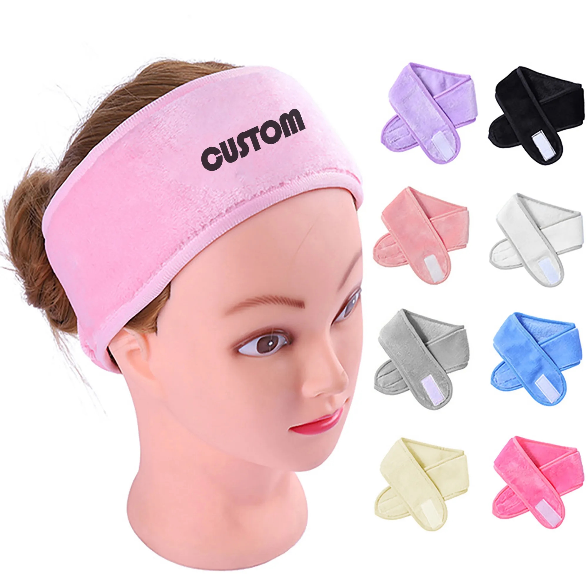 Flannel Facial Spa Headband 3